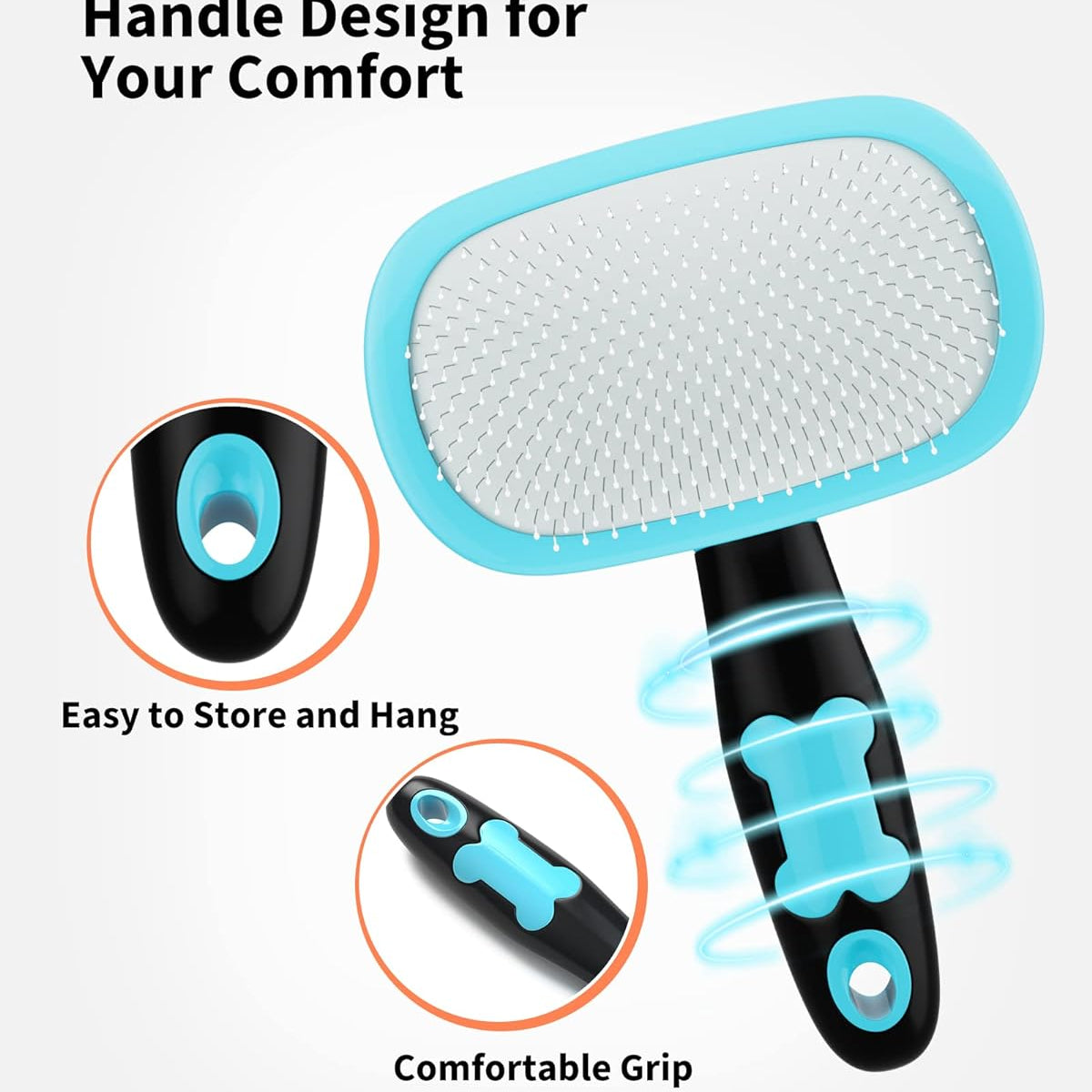Dog Brush Cat Brush Pet Grooming Brush- Shedding Grooming Tools