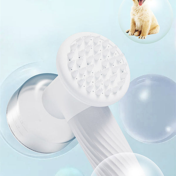 Automatic Foaming Dog Cat Bath Brush Dog Shampoo Brush With Soap Dispenser Electric Pet Grooming Massage Brush Pet Bath Brush Scrubber Comb For Dog Cat Pet Products