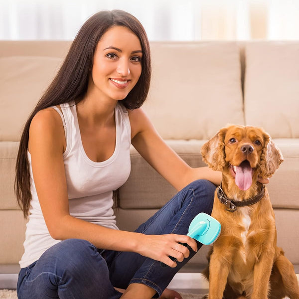 Dog Brush Cat Brush Pet Grooming Brush- Shedding Grooming Tools
