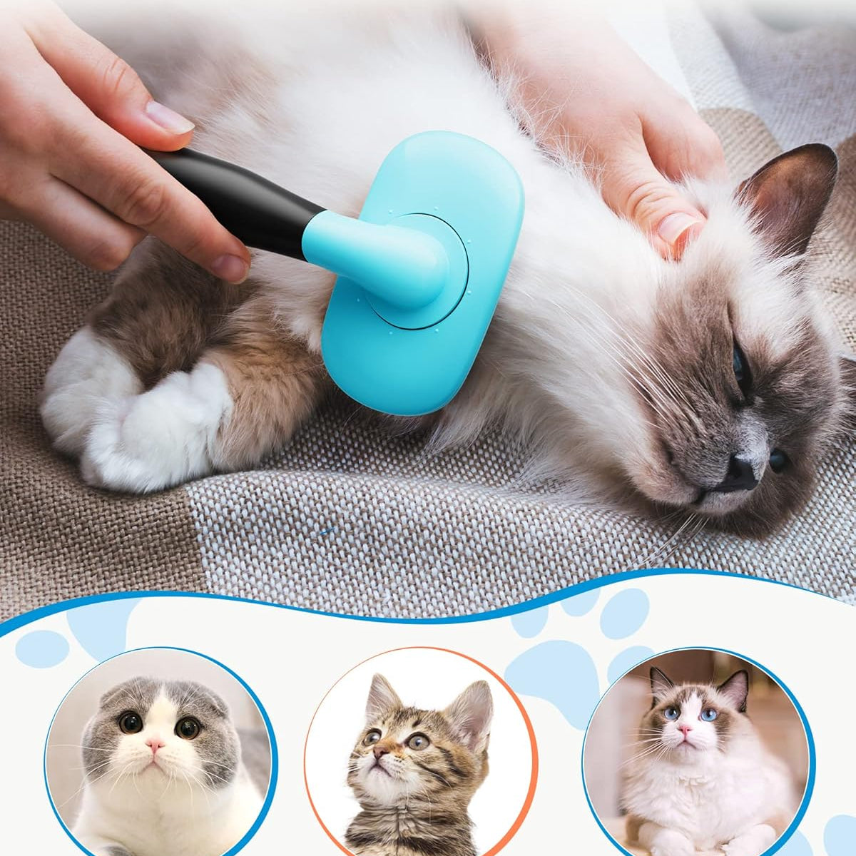 Dog Brush Cat Brush Pet Grooming Brush- Shedding Grooming Tools