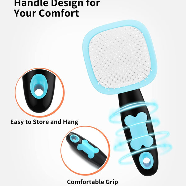 Dog Brush Cat Brush Pet Grooming Brush- Shedding Grooming Tools